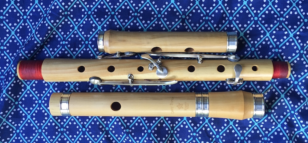 [photo of my 4 way combo low flute in blackwood with rings and slide]