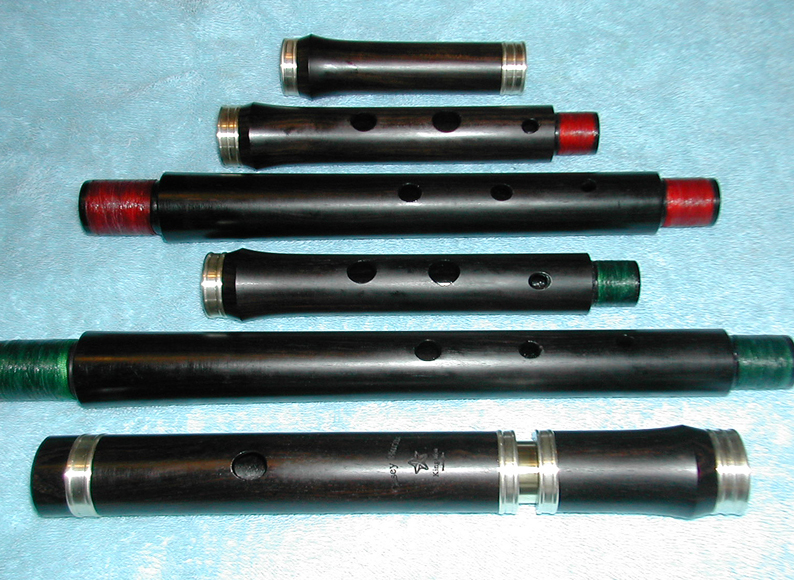 [ Low Flute Combo Package with sterling rings and slide. ]